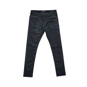 Purple Brand P001 Skinny Jeans in Black Resin Men's Size 34